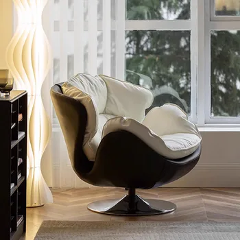 Пуфы, кресло для спальни Egg, Скандинавский игровой Туалетный столик, Удобное кресло для отдыха, дизайнерский туалетный столик Cadeira De Escritorio, Мебель для гостиной